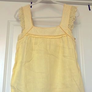 Juicy Couture, Yellow Linen Top